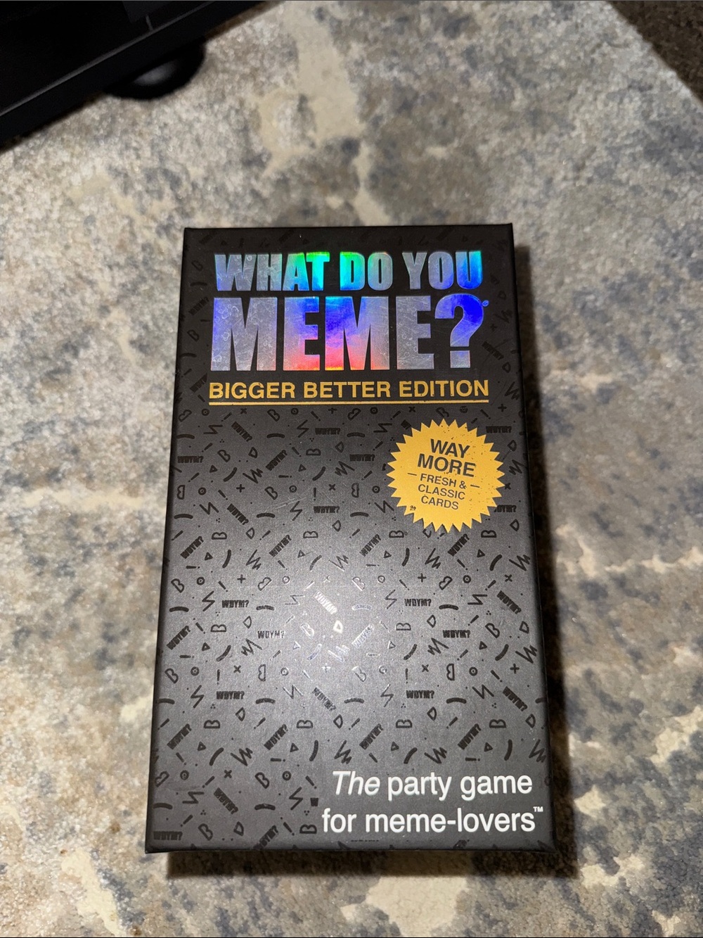 Bigger Better Edition Party Game - Black